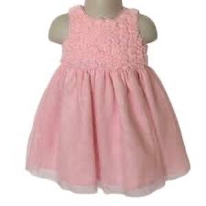 Carters Baby Girl Pink Dress Tulle Layered Skirt